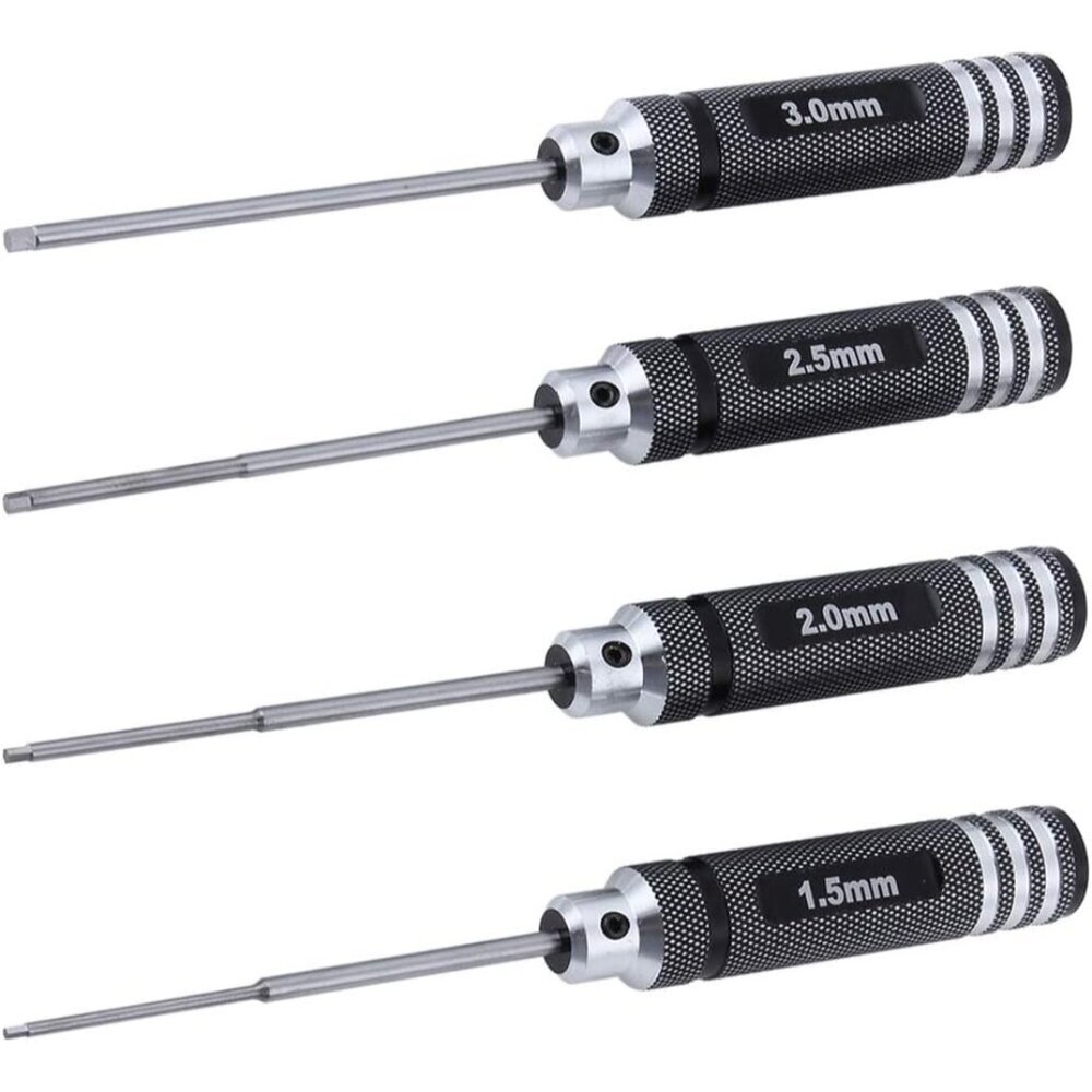 4pcs Hex Screw Driver Set 1.5mm 2.0mm 2.5mm 3.0mm Allen Wrench Keys Screwdriver